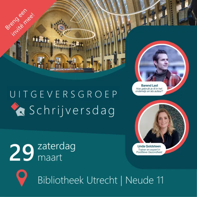 Schrijversdag uitnodgiging 2025