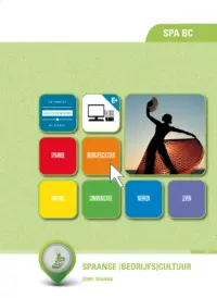 Omslag van het leerwerkboek voor 'Generieke vakken' met de titel 'Spaans: Bedrijfscultuur'