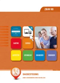Omslag van het leerwerkboek voor 'Vmbo: Zorg & Welzijn' met de titel 'Welzijn volwassenen en ouderen'
