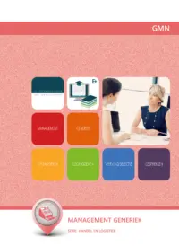 Omslag van het leerwerkboek voor 'Mbo: Economie' met de titel 'Management Generiek'