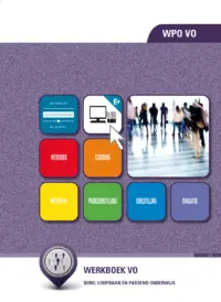 Omslag van het leerwerkboek voor 'Maatwerk' met de titel 'Werkboek Passend Onderwijs VO'