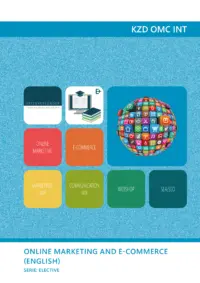 Omslag van het leerwerkboek voor 'Mbo: Travel, Leisure & Hospitality' met de titel 'Online marketing and e-commerce (Engelstalig)'