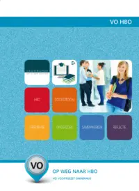 Omslag van het leerwerkboek voor 'Maatwerk' met de titel 'Voorbereiding HBO'