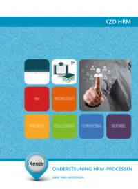 Omslag van de digitale licentie van het leerwerkboek voor 'Mbo: Keuzedelen' met de titel 'E-Licentie: Keuzedeel - Ondersteuning bij de uitvoering van diverse HRM processen'