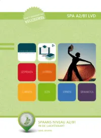 Omslag van de digitale licentie van het leerwerkboek voor 'Mbo: Dienstverlening in de luchtvaart' met de titel 'E-Licentie: Spaans niveau A2/B1 in de luchtvaart'