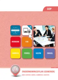 Omslag van het leerwerkboek voor 'Mbo: Economie' met de titel 'Ondernemingsplan (generiek)'