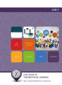 Omslag van het leerwerkboek voor 'Vmbo: Loopbaanoriëntatie- en begeleiding' met de titel 'Loopbaanori&euml;ntatie en -begeleiding voor theoretische leerweg'