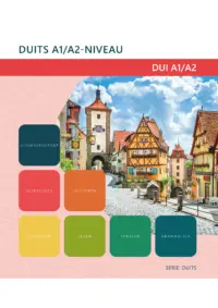 Omslag van de digitale licentie van het leerwerkboek voor 'Generieke vakken' met de titel 'E-Licentie: Duits A1/A2-niveau'