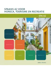 Omslag van het leerwerkboek voor 'Generieke vakken' met de titel 'Spaans A2-niveau'