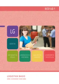 Omslag van het leerwerkboek voor 'Generieke vakken' met de titel 'Logistiek basis'