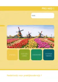 Omslag van het leerwerkboek voor 'Praktijkonderwijs' met de titel 'Nederlands voor praktijkonderwijs 1'