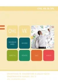 Omslag van het leerwerkboek voor 'Mbo: Economie' met de titel 'Vakkennis 1B: Marketing & Sales voor ondernemer handel'