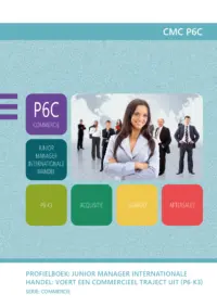Omslag van het leerwerkboek voor 'Mbo: Commercie' met de titel 'Voert een commercieel traject uit'