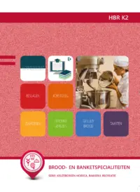 Omslag van de digitale licentie van het leerwerkboek voor 'Vmbo: Horeca, bakkerij en recreatie' met de titel 'E-Licentie: Brood- en banketspecialisatie'