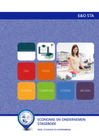 Omslag van het leerwerkboek voor 'Vmbo: Economie & ondernemen' met de titel 'Stageboek voor economie en ondernemen'