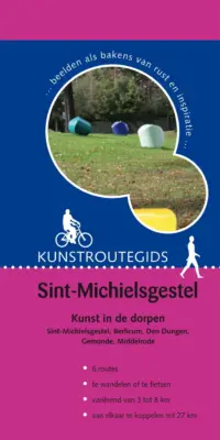 Omslag van het boek met de titel 'Kunstroutegids Sint-Michielsgestel'