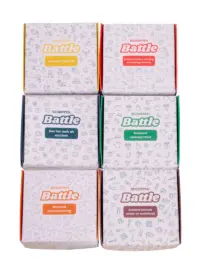 Begrippenbattle alle doosjes met achtergrond