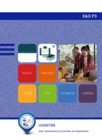 Omslag van de digitale licentie van het leerwerkboek voor 'Vmbo: Economie & ondernemen' met de titel 'E-Licentie: Logistiek'