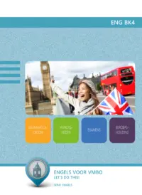 Omslag van het leerwerkboek voor 'Generieke vakken' met de titel 'Engels voor VMBO Basis-Kader: Let's do this! leerjaar 4'