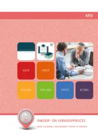 Omslag van het leerwerkboek voor 'Mbo: Economie' met de titel 'Inkoop- en verkoopproces'