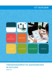 Omslag van het leerwerkboek voor 'Generieke vakken' met de titel 'Timemanagement en agendabeheer in outlook'