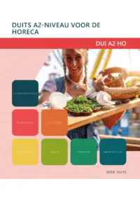 Omslag van het leerwerkboek voor 'Mbo: Ondernemer horeca bakkerij' met de titel 'Duits A2-niveau voor horeca'