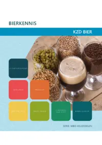 Omslag van het leerwerkboek voor 'Mbo: Keuzedelen' met de titel 'Keuzedeel - Bierkennis'