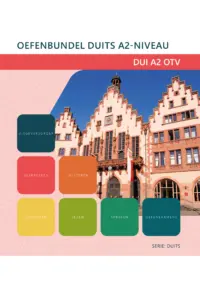 Omslag van het leerwerkboek voor 'Generieke vakken' met de titel 'Oefenbundel Duits A2-niveau'