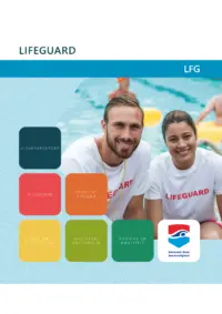 Omslag van het leerwerkboek voor 'Mbo: Sport en bewegen' met de titel 'Lifeguard'