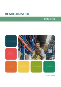 Omslag van het leerwerkboek voor 'Mbo: Retail' met de titel 'Retaillogistiek'
