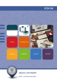 Omslag van het leerwerkboek voor 'Mbo: Economie' met de titel 'Media-ontwerp'