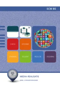 Omslag van het leerwerkboek voor 'Mbo: Economie' met de titel 'Media-realisatie'