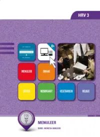 Omslag van de digitale licentie van het leerwerkboek 'Mbo: Keuken' met de titel 'E-Licentie: Menuleer'