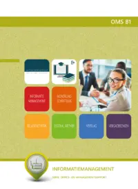 Omslag van de digitale licentie van het leerwerkboek met de titel 'E-Licentie: Informatiemanagement'