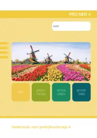 Omslag van het leerwerkboek voor 'Generieke vakken' met de titel 'Nederlands voor praktijkonderwijs 4'