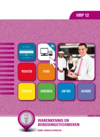 Omslag van de digitale licentie van het leerwerkboek voor 'Mbo: Bediening' met de titel 'E-Licentie: Warenkennis en bereidingstechnieken'