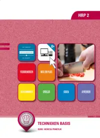 Omslag van de digitale licentie van het leerwerkboek voor 'Mbo: Keuken' met de titel 'E-Licentie: Technieken basis'