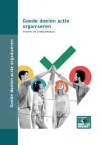 Omslag van de digitale licentie van het leerwerkboek voor 'Maatwerk' met de titel 'Goede doelen actie organiseren'