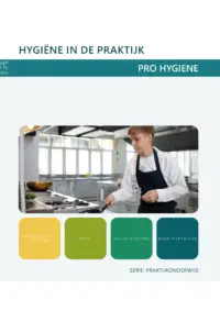 Omslag van het leerwerkboek voor 'Praktijkonderwijs' met de titel 'Hygiëne in de praktijk'