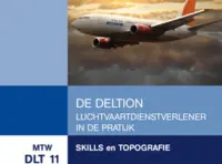 Omslag van het boek met de titel 'Maatwerk Deltion College: De Deltion Luchtvaartdienstverlener in de praktijk'