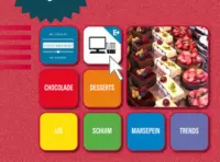 Omslag van het leerwerkboek met de titel 'Patisserie'