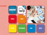 Omslag van het leerwerkboek met de titel 'Commerciële handelingen'