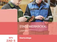 Omslag van het boek met de titel 'Praktijkwerkboek: Logistiek'