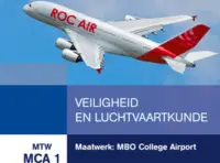 Omslag van het leerwerkboek met de titel 'Maatwerk MBO College Airport'