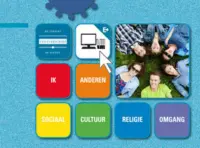 Omslag van de digitale licentie van het leerwerkboek met de titel 'Licentie: Keuzedeel - Interculturele diversiteit (a-b)'