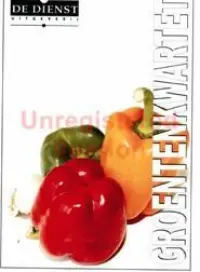 Omslag van het boek met de titel 'Kwartetspel Groente'