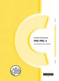Omslag van het boek met de titel 'Informatiebalie Leisure & Sports'