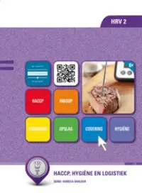 Omslag van het leerwerkboek voor 'Mbo: Keuken' met de titel 'HACCP, hygiëne en logistiek'
