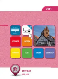 Omslag van het leerwerkboek met de titel 'Duits A2'