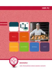 Omslag van het leerwerkboek voor 'Vmbo: Horeca, bakkerij en recreatie' met de titel 'Bakkerij'